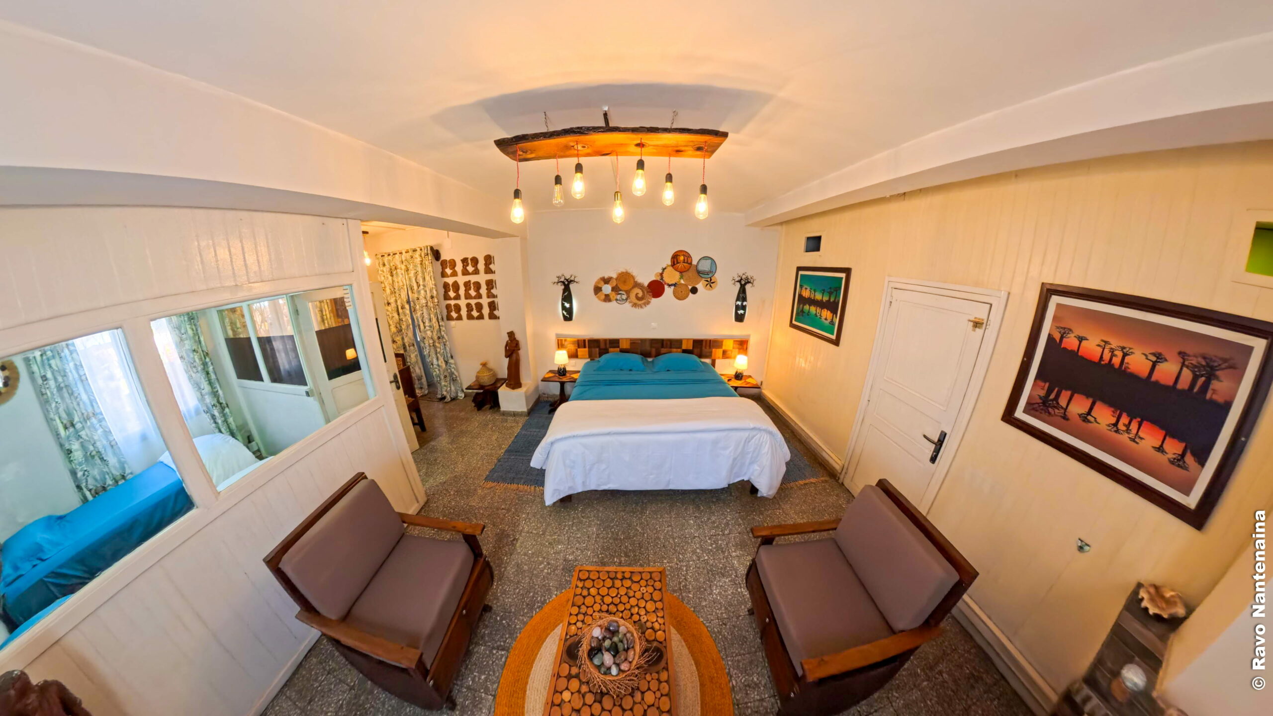 Chambre Quadruple au rez-de-chaussée